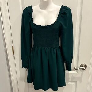 Hill House Home Emerald Green The Norah Nap Dress Size S